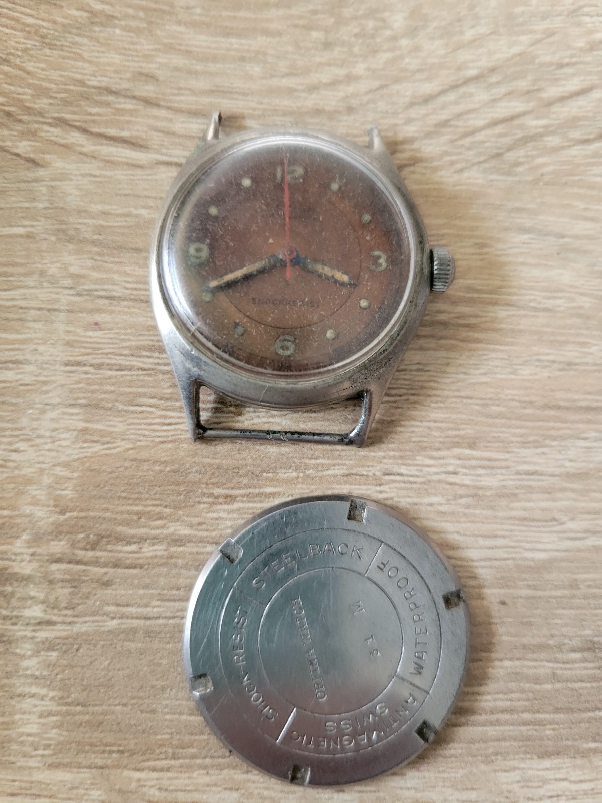 Lot Military Camy,orfina , Starina ,mechanic Movement,vintage For Parts