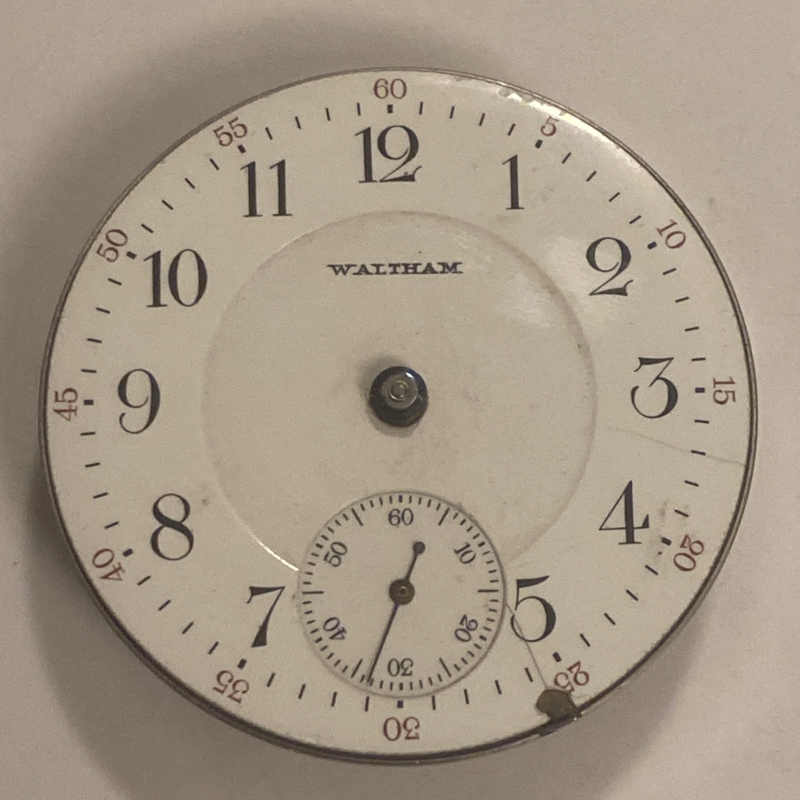 American Waltham Watch Co. Pocket Watch Movement Parts Repair