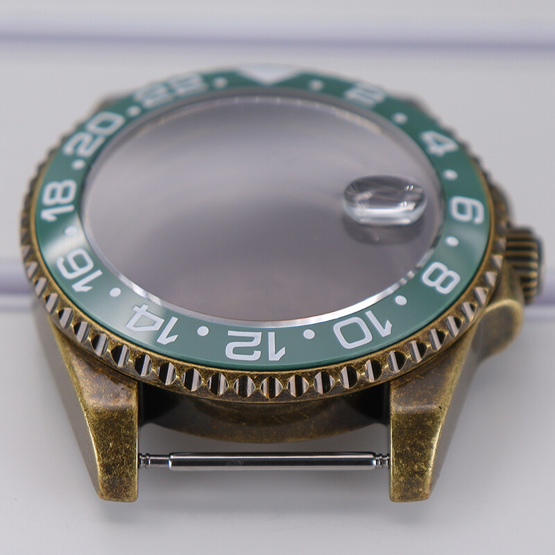 Bronze 40mm Retro Watch Cases Accessory stainless steel For Seiko nh35 Movement