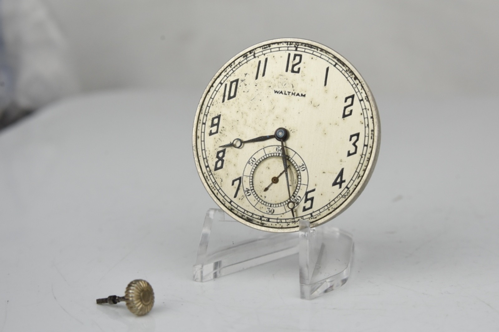 12s 17j Waltham Pocket Watch Grade 225 Movement Model Running