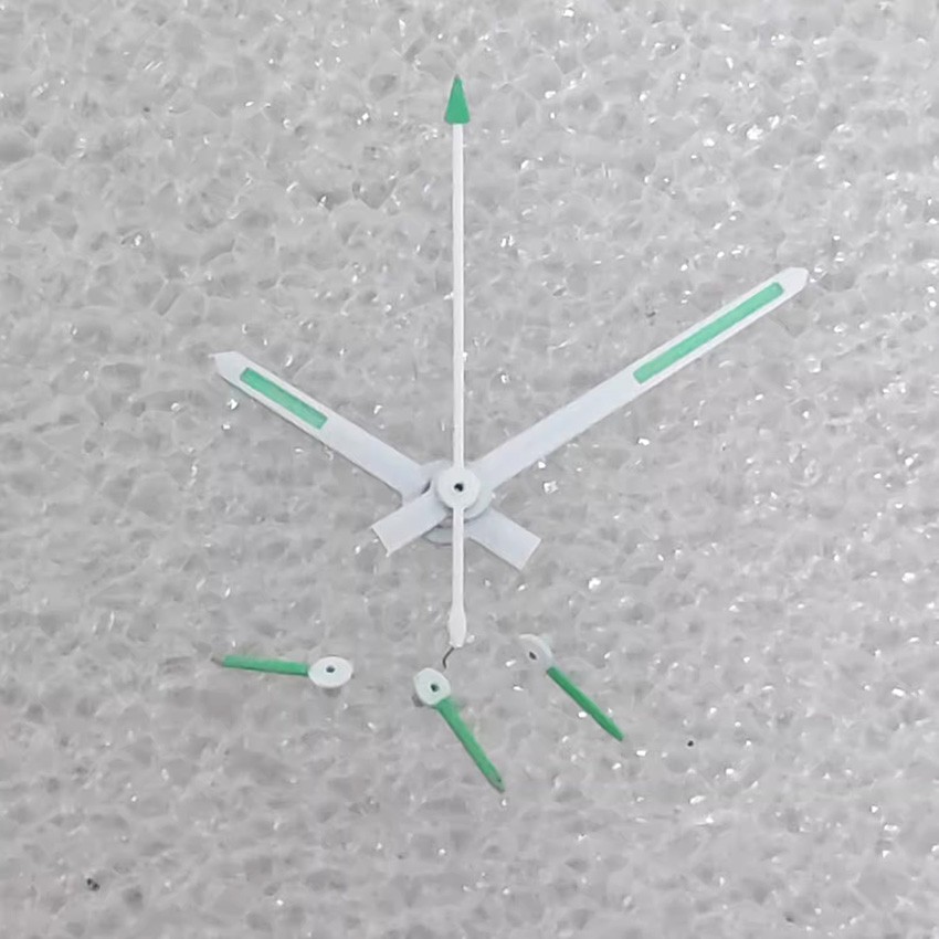 Watch Hands 6 Hands Green Luminous for Japanese Quartz VK63 Movement