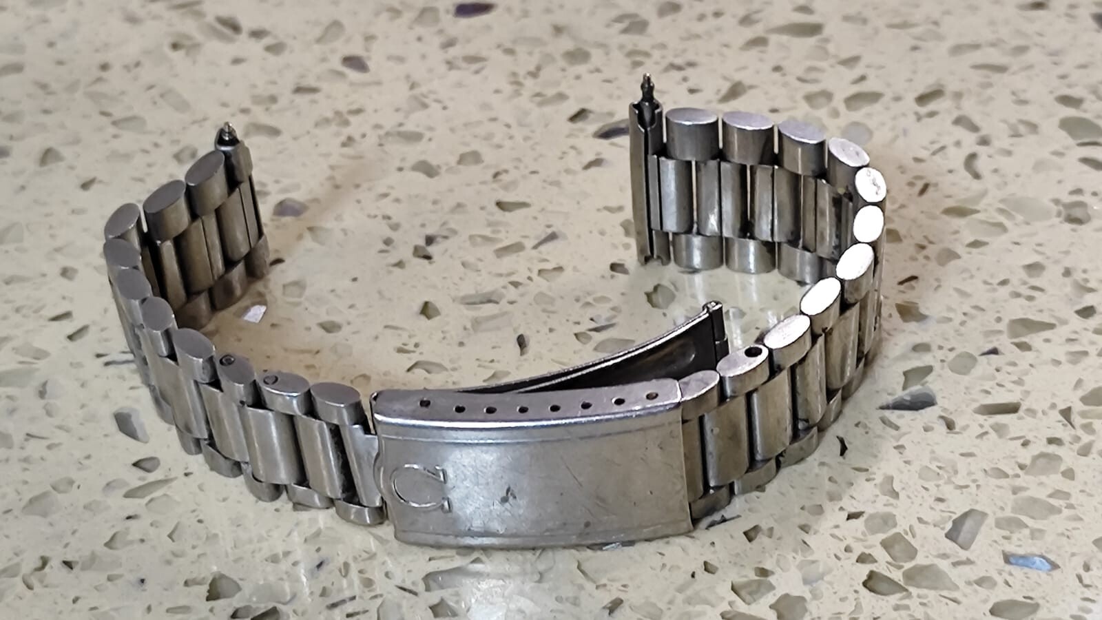 Omega Speedmaster Original Bracelet No.11 1125 Parts End Link Nr 699 20mm Used