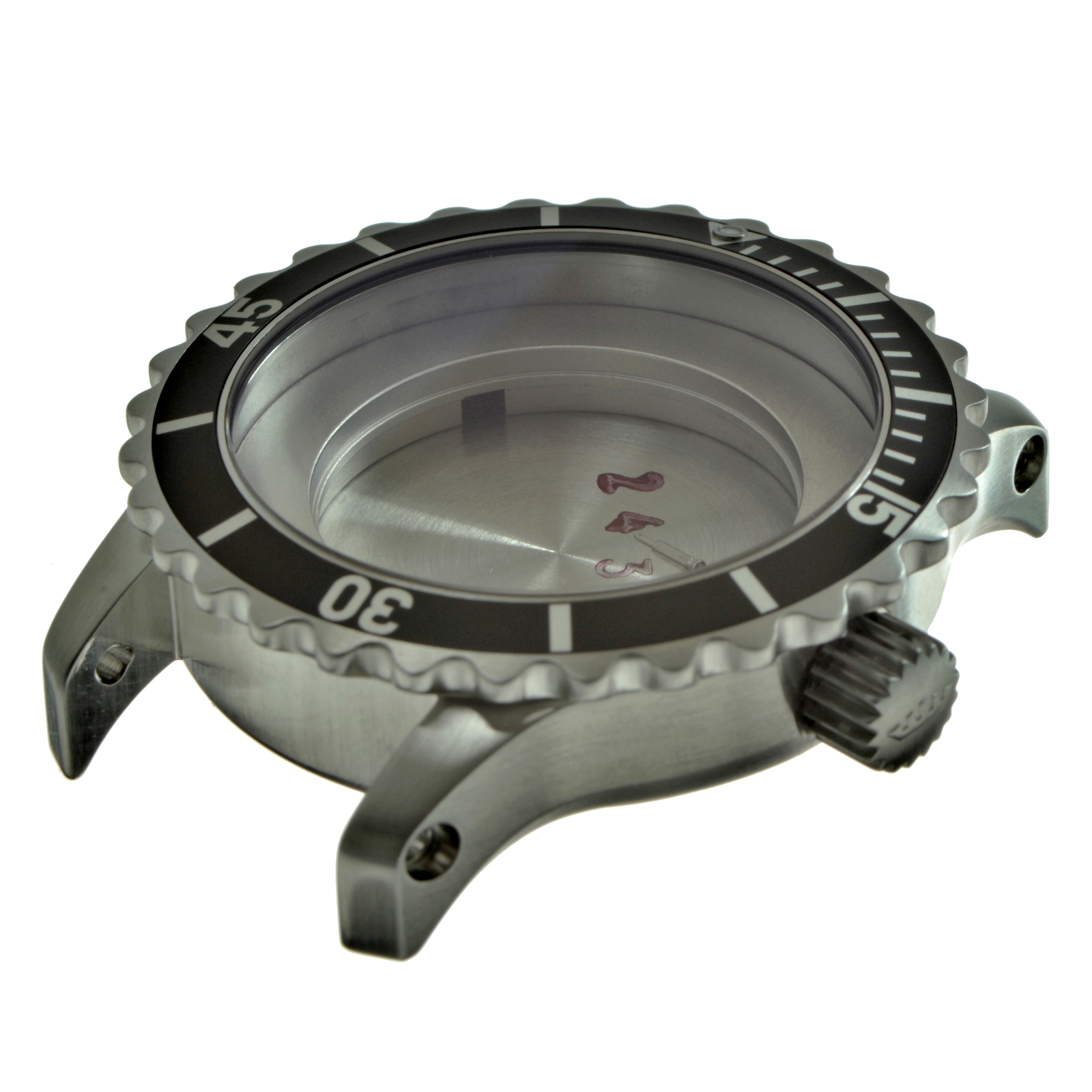Genuine FORTIS case brushed with sapphire crystal for Marinemaster 670.10.158