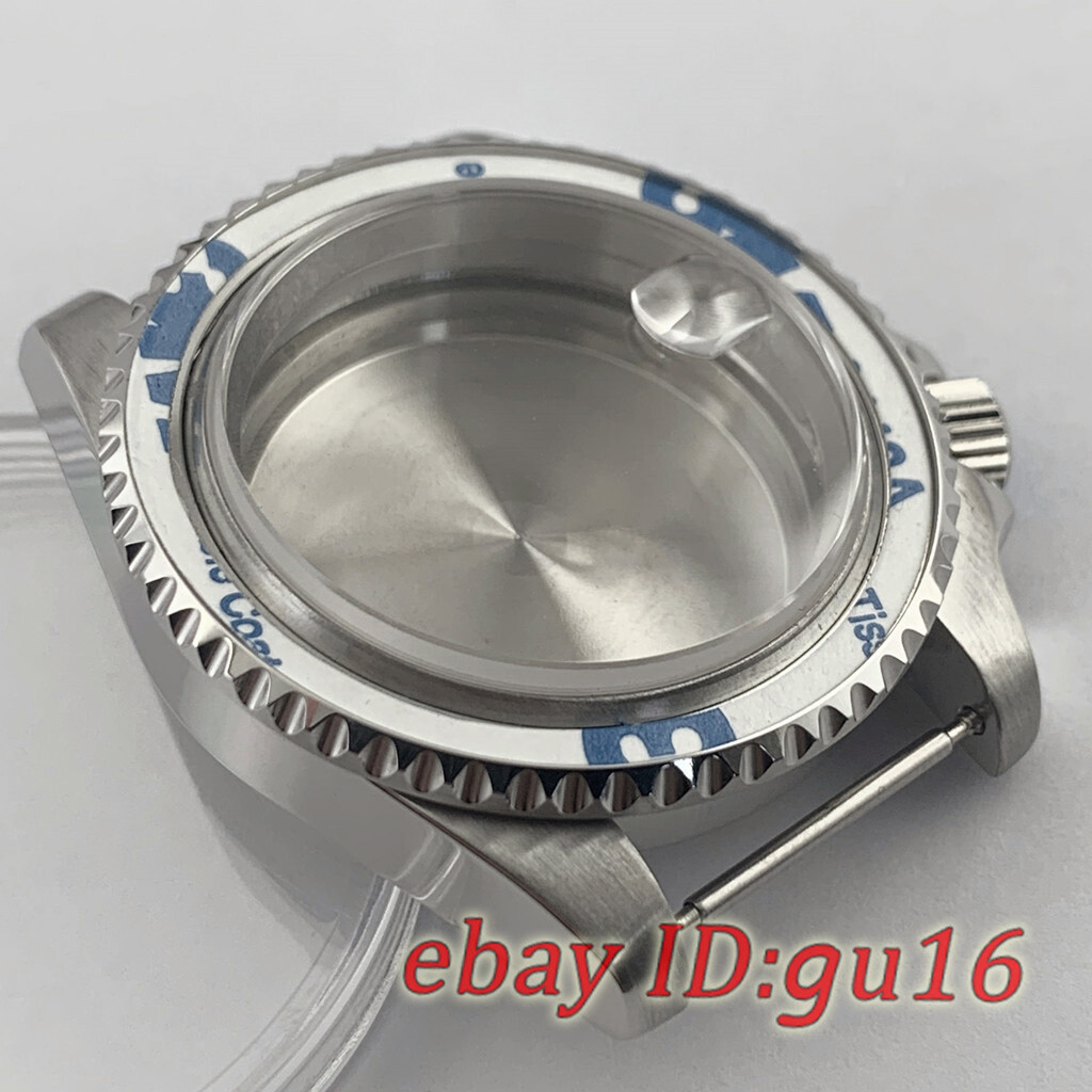 40mm Sapphire Glass 3.8 O’clock Watch Case Fit NH35 NH36 Miyota8215 ETA2836/2824
