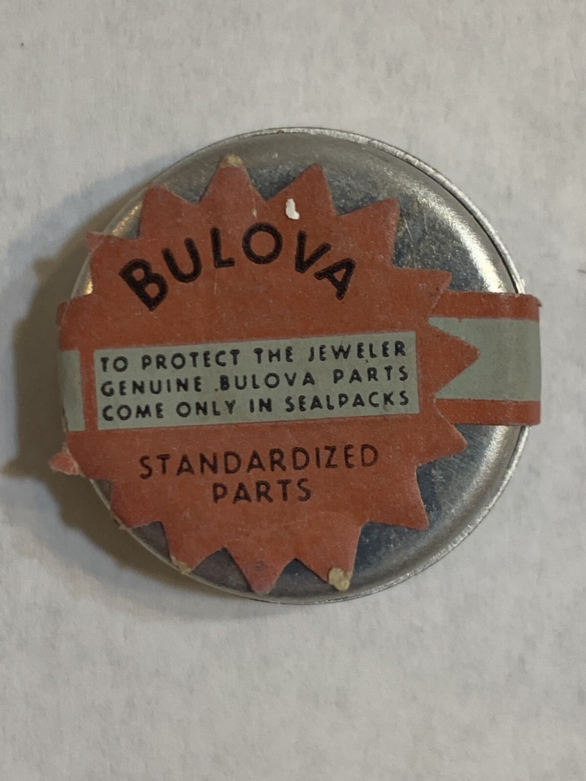 (C) Bulova 6BU #6 Fourth Wheel in original tin un-opened New/Old Stock