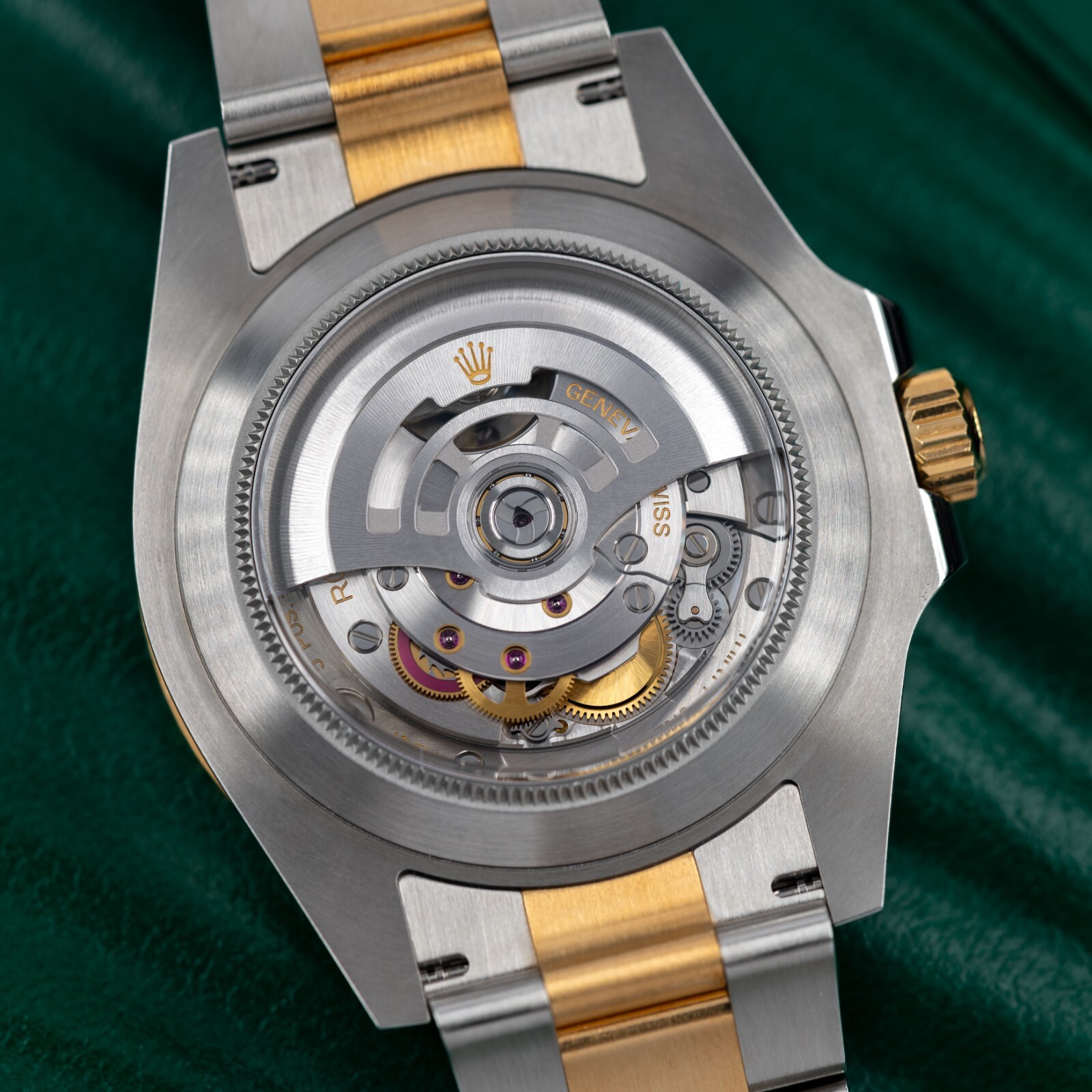Slim Sapphire Exhibition Caseback For Rolex Submariner and Submariner Date