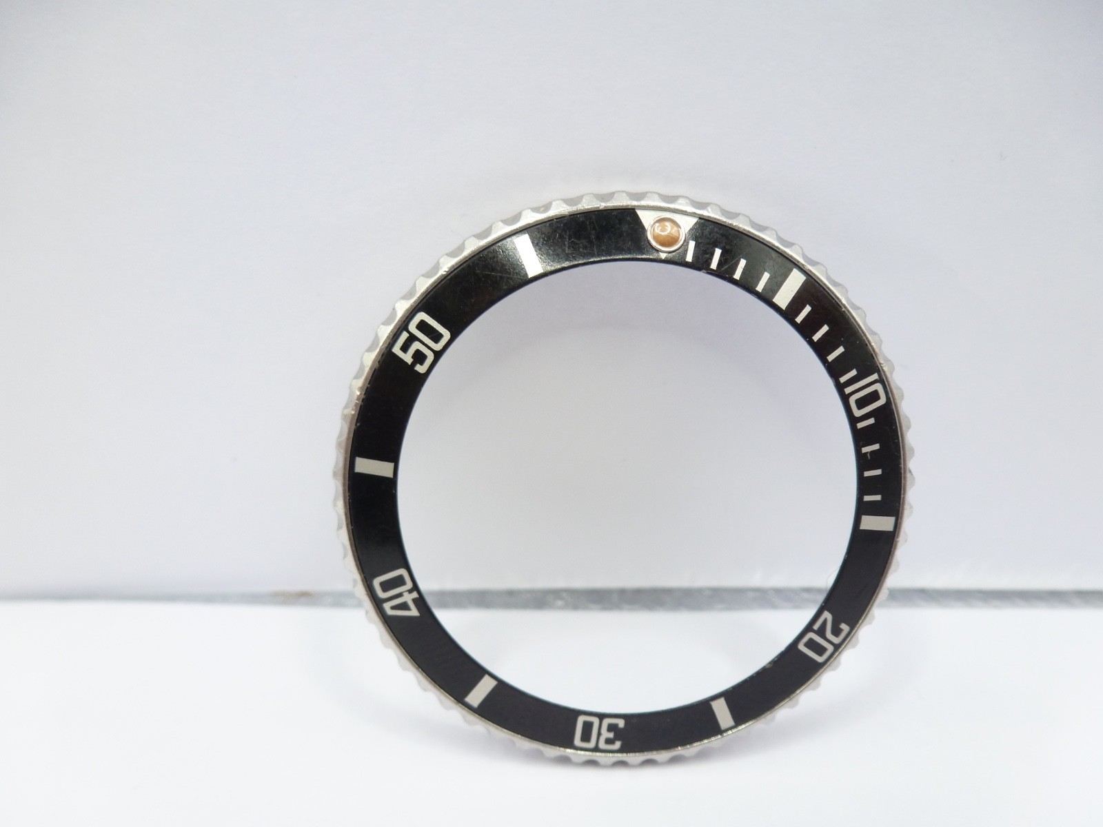 Genuine Rolex Submariner 16610/16800 complete bezel with insert vintage used –