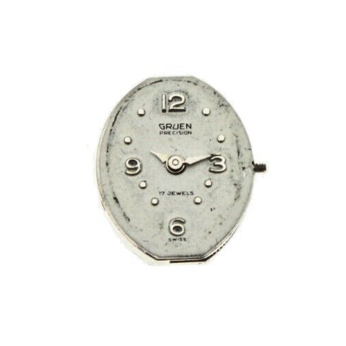 Gruen Precision Model 292R Used 17 J Watch Movement Size 5.75 x 6.75”’ Runs