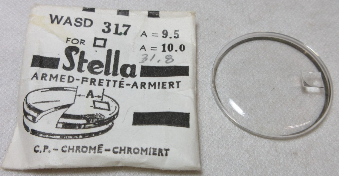 STELLA WATCH CRYSTAL WATCHMAKER REPLACEMENT WASD 31.7 #219