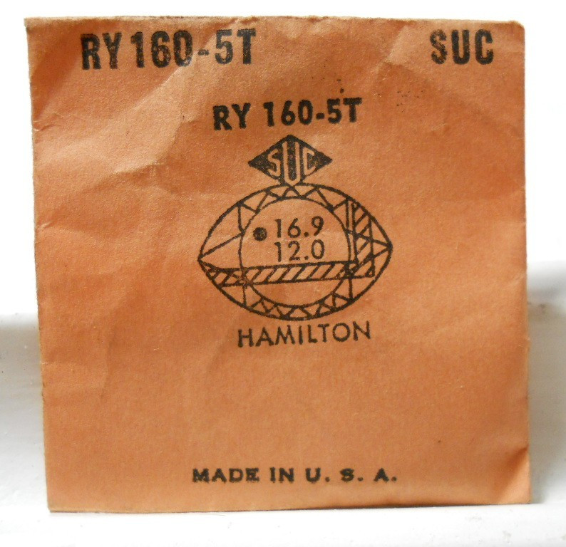 SUC RY160-5T Watch Crystal For Hamilton – 16.9 x 12.0 mm Replacement Repair Part