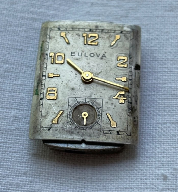 Bulova 7AK – movement for mens watch AS IS, good balance, lot1407