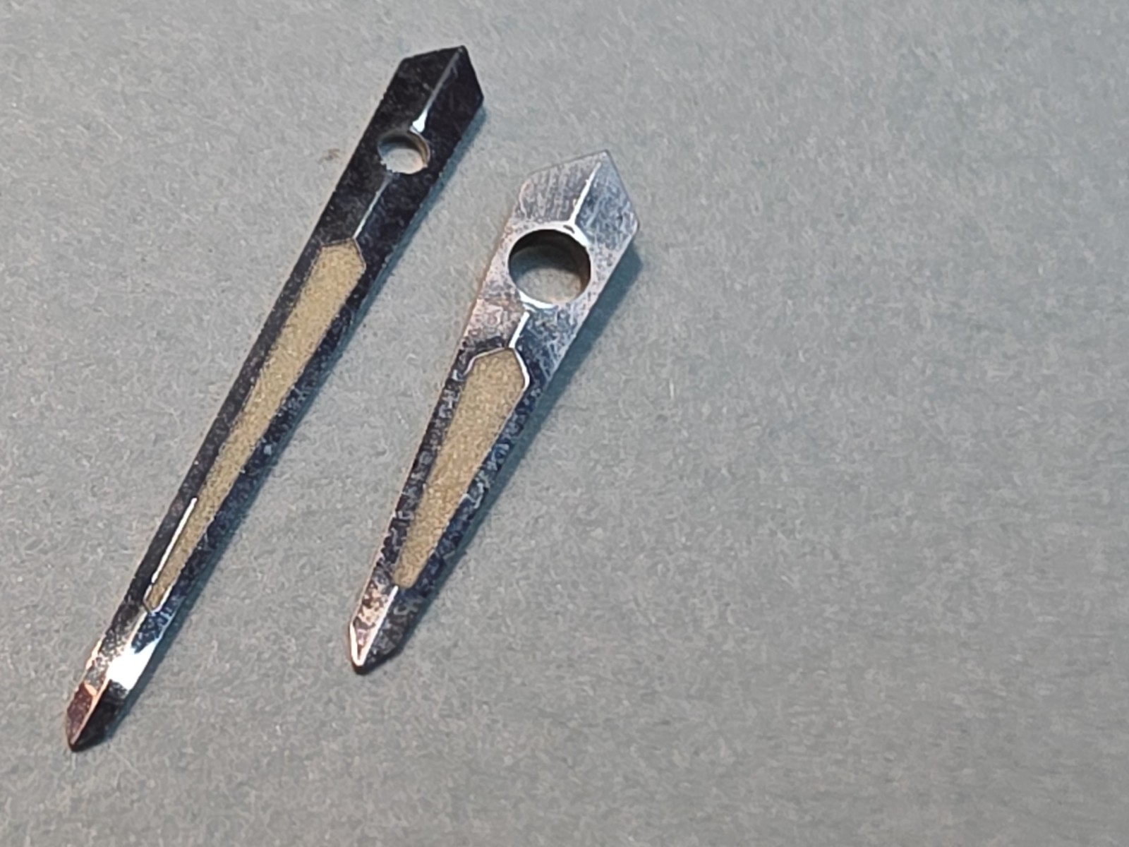 Set Of Original Unused Accutron 214 Astronaut Silver Trit Spear Hands
