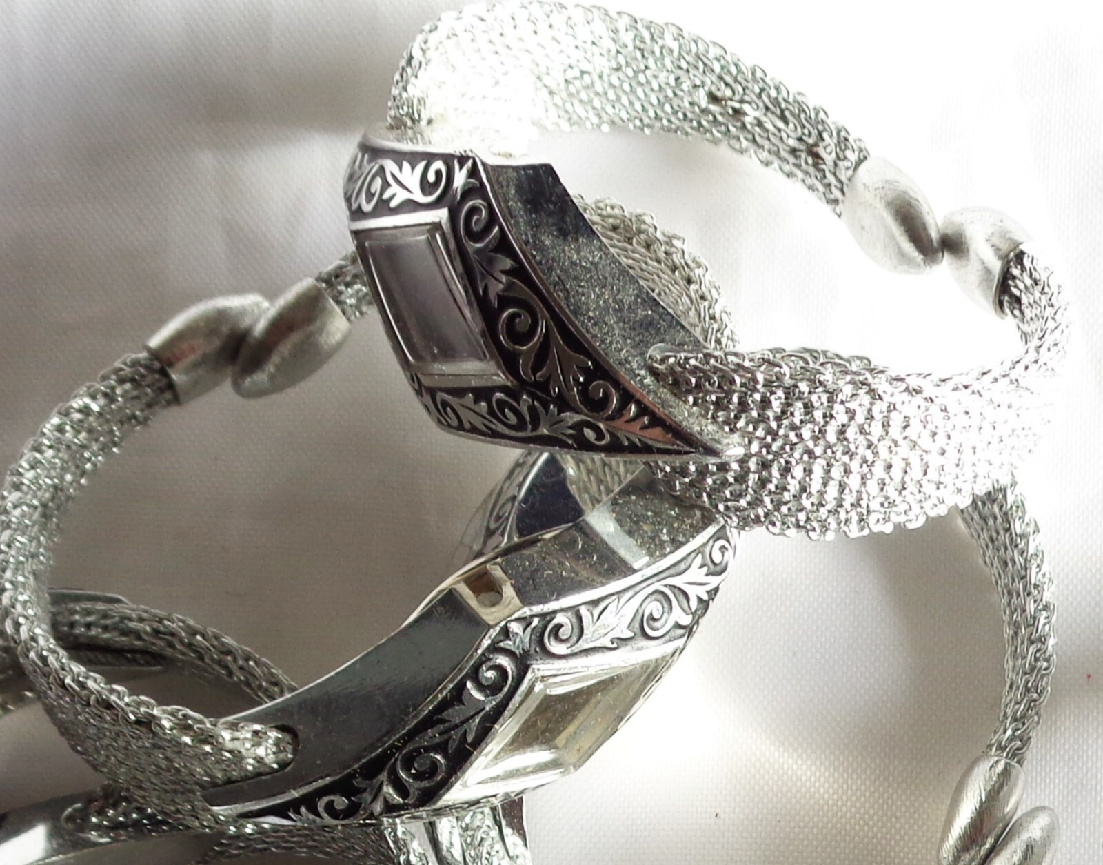 10 Pieces Vintage Oxydor New Old stock Swiss Made Ladies Aluminium Watch bangles