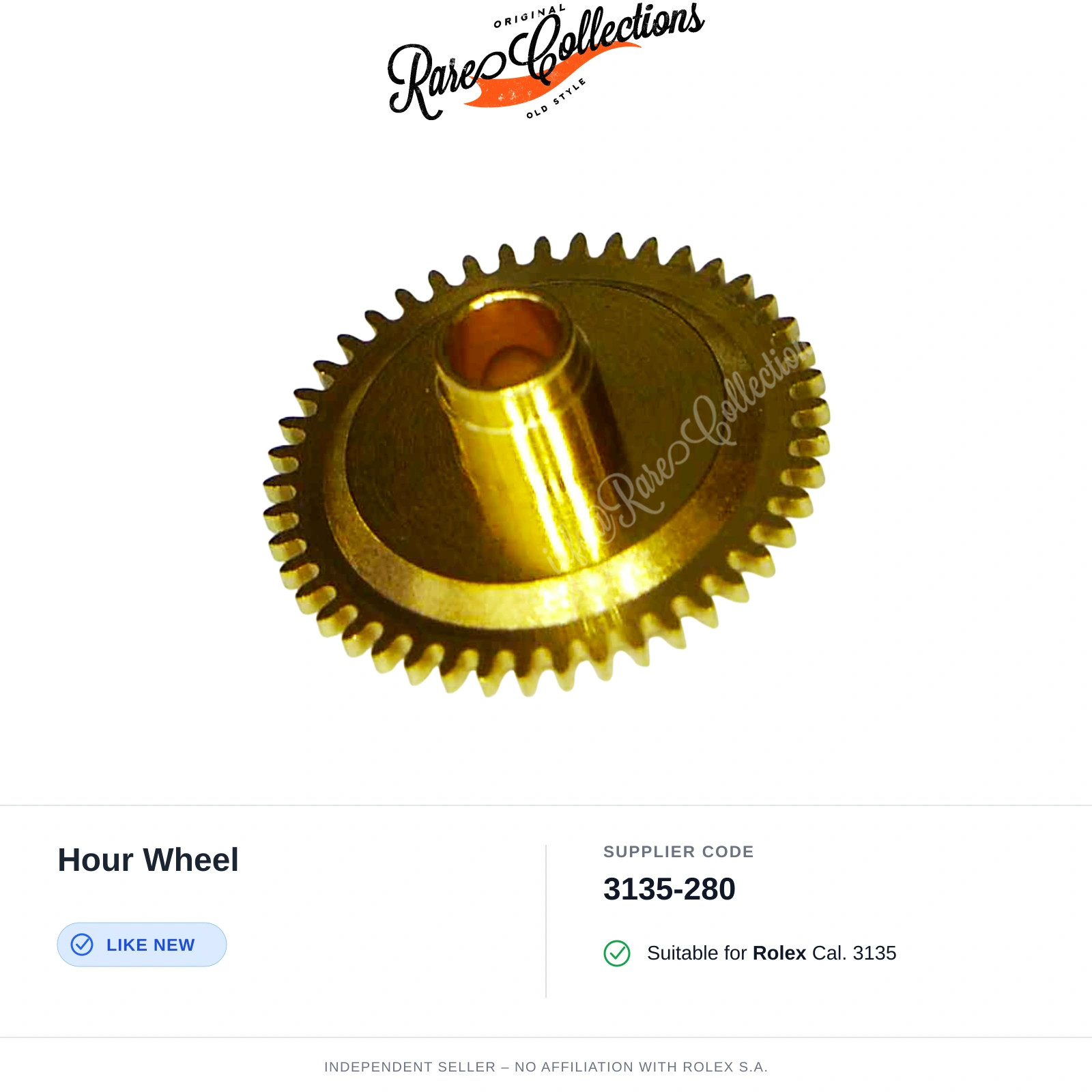 Hour Wheel for Rolex (cod. 3135-280) — Excellent Condition