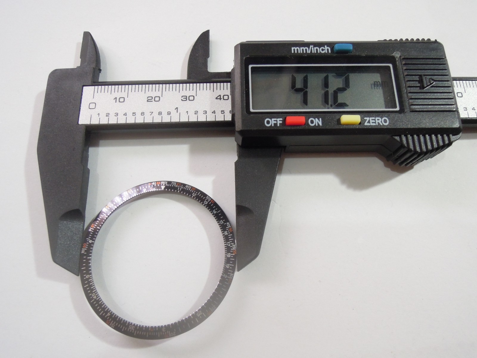 NEW TWO BEZEL INSERTS VINTAGE RARE CALCULATOR 6138-7000 SEIKO CHRONOGRAPH WATCH