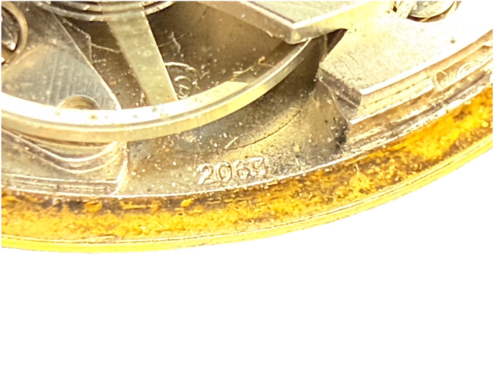 Vintage Gruen Cal 2063 Automatic 26mm Movement 25J Runs Stops Parts