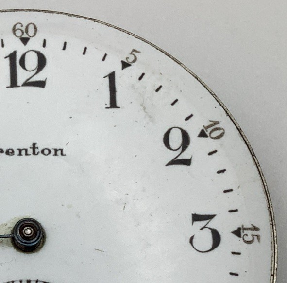 1909 Trenton Grade 140 16s Model 3 15Jewel Pocket Watch Movement