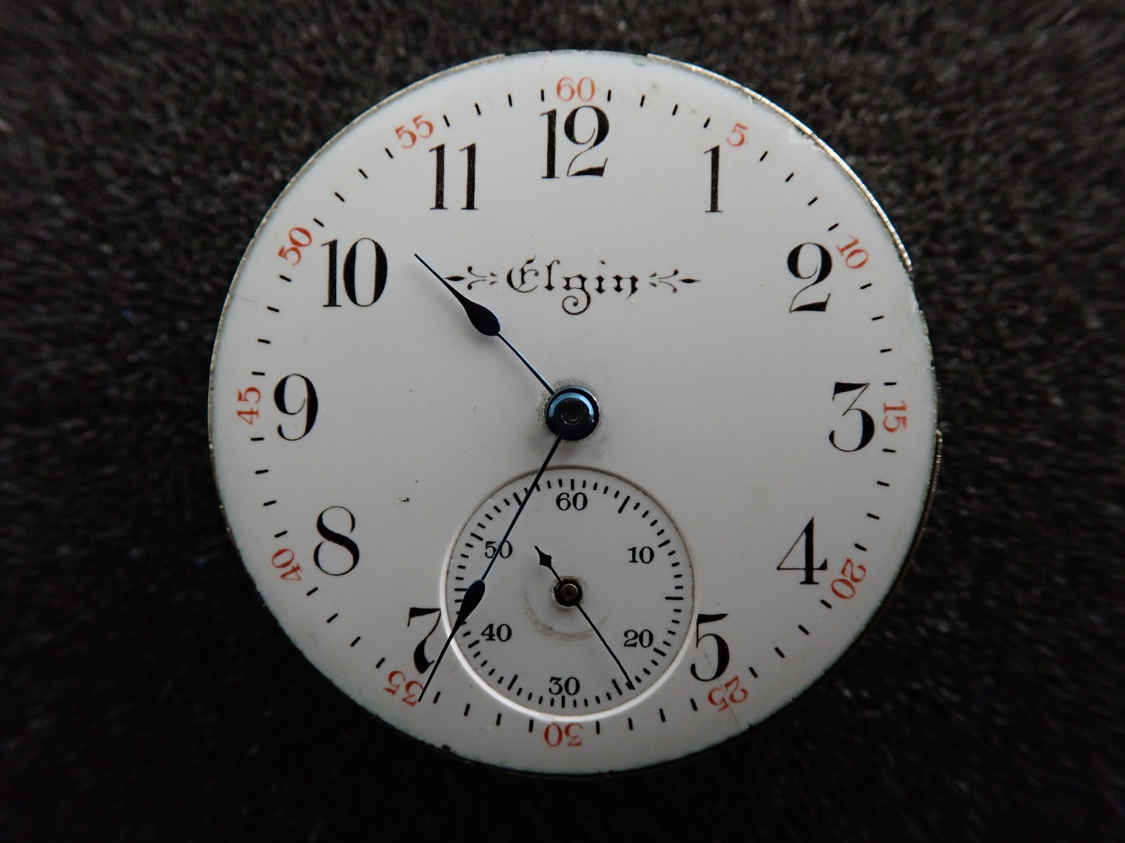 VINTAGE 0 SIZE ELGIN OPENFACE POCKET WATCH MOVEMENT GRADE 282 – NOT RUNNING