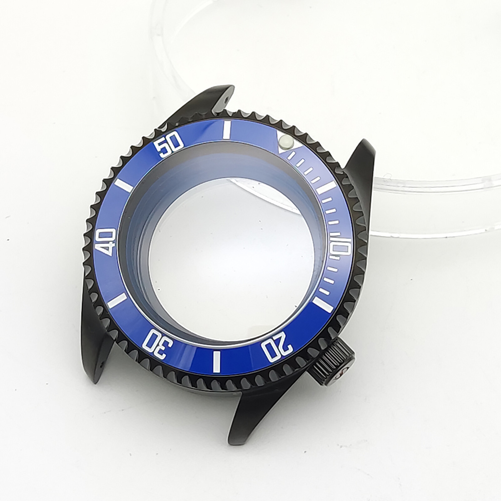 42MM Watch Case Modified SK007 Sapphire Glass Steel Case For NH35/NH36 Movement