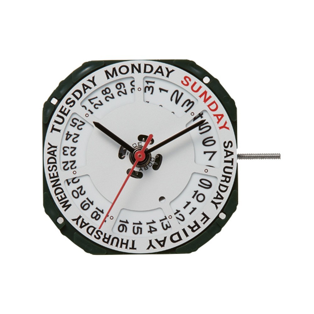 New Replacement Quartz Watch Movement For Miyota 2350 – Date @3 Wide Day @12 zz