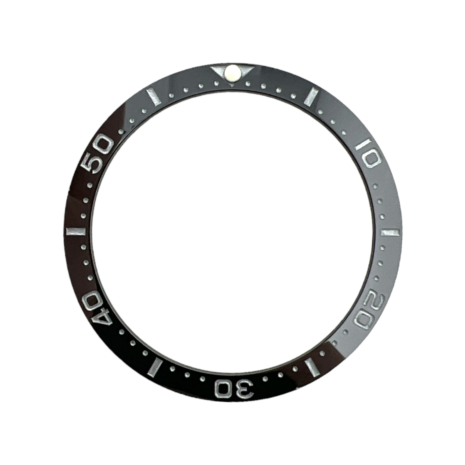 SKX007/SRPD Sloping Ceramic Bezel Insert – Black/Silver – CT678