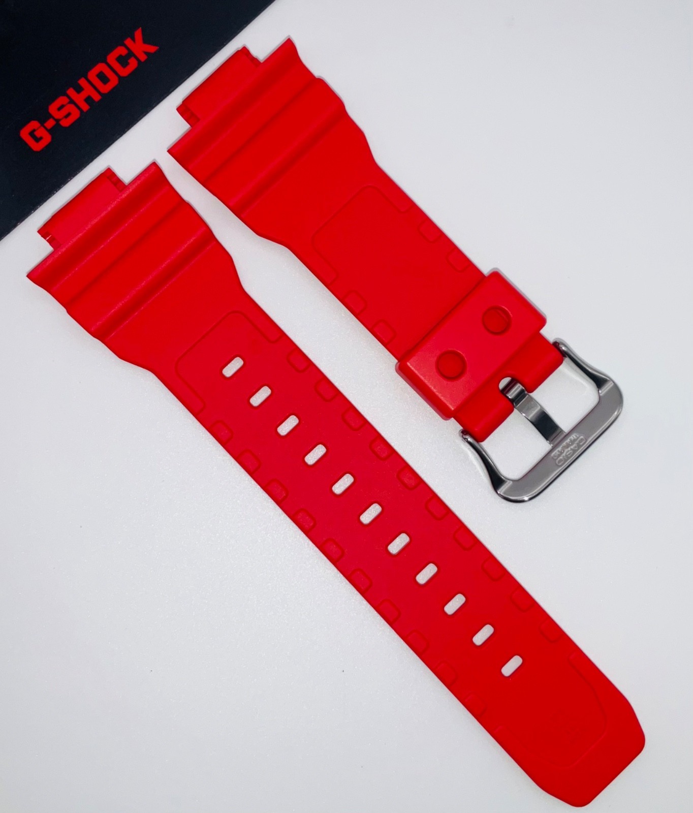 Genuine Casio G-Shock Red Watch Band Rubber Strap G-7900A-4 G-7900