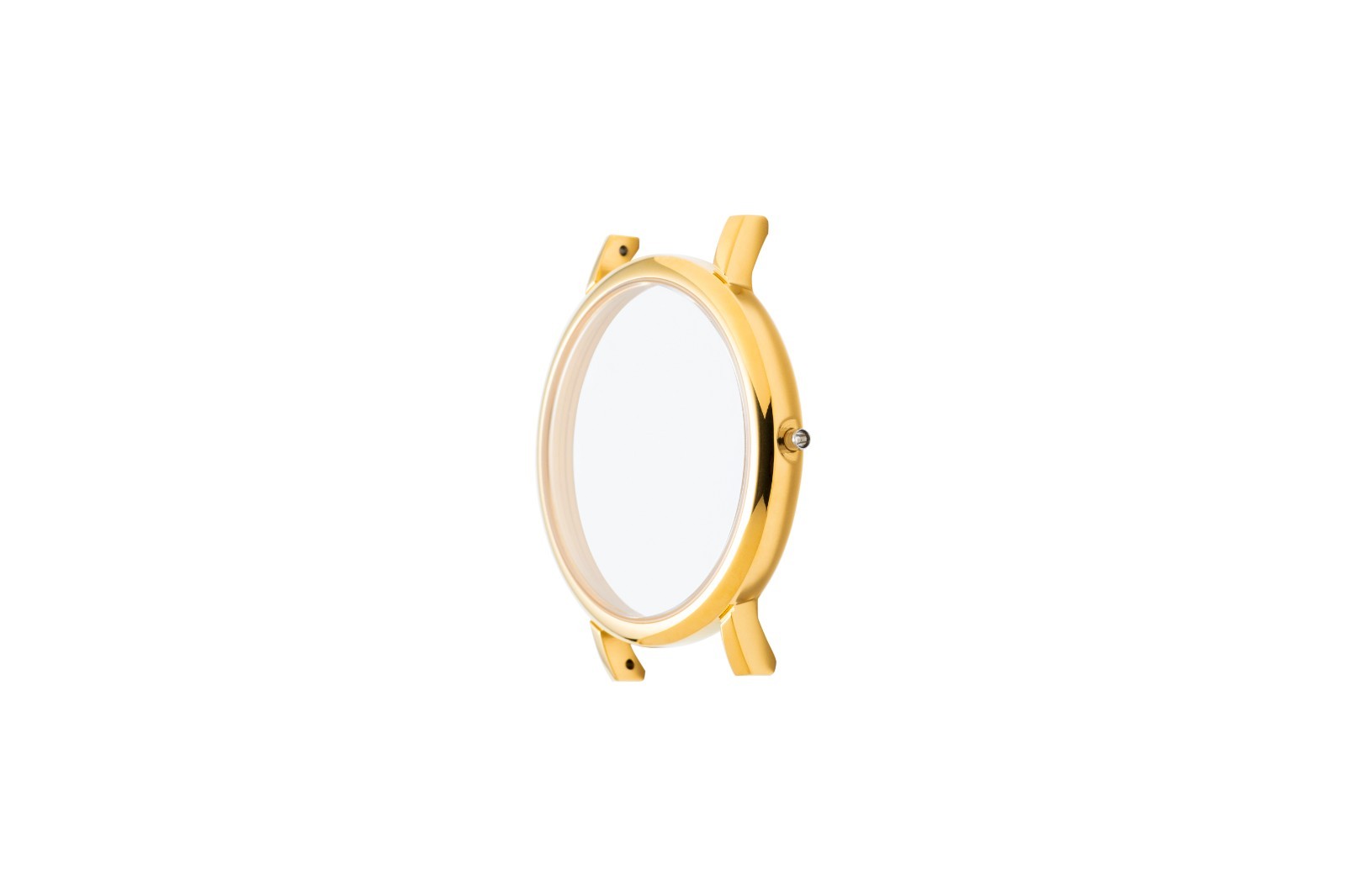 37mm GLASS waterproof ring Gold Watch Case for GL22 Movement