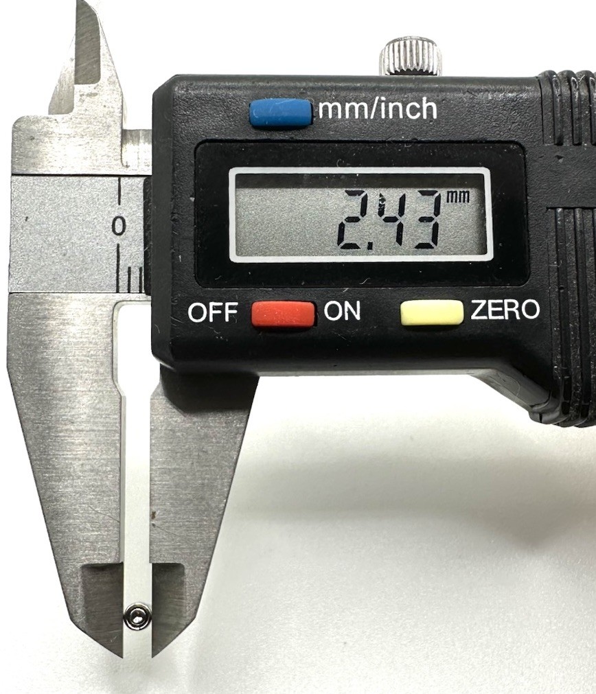 Preowned Genuine Mido Multifort Chronograph 2.4mm S/S Quick Set Push Button Part