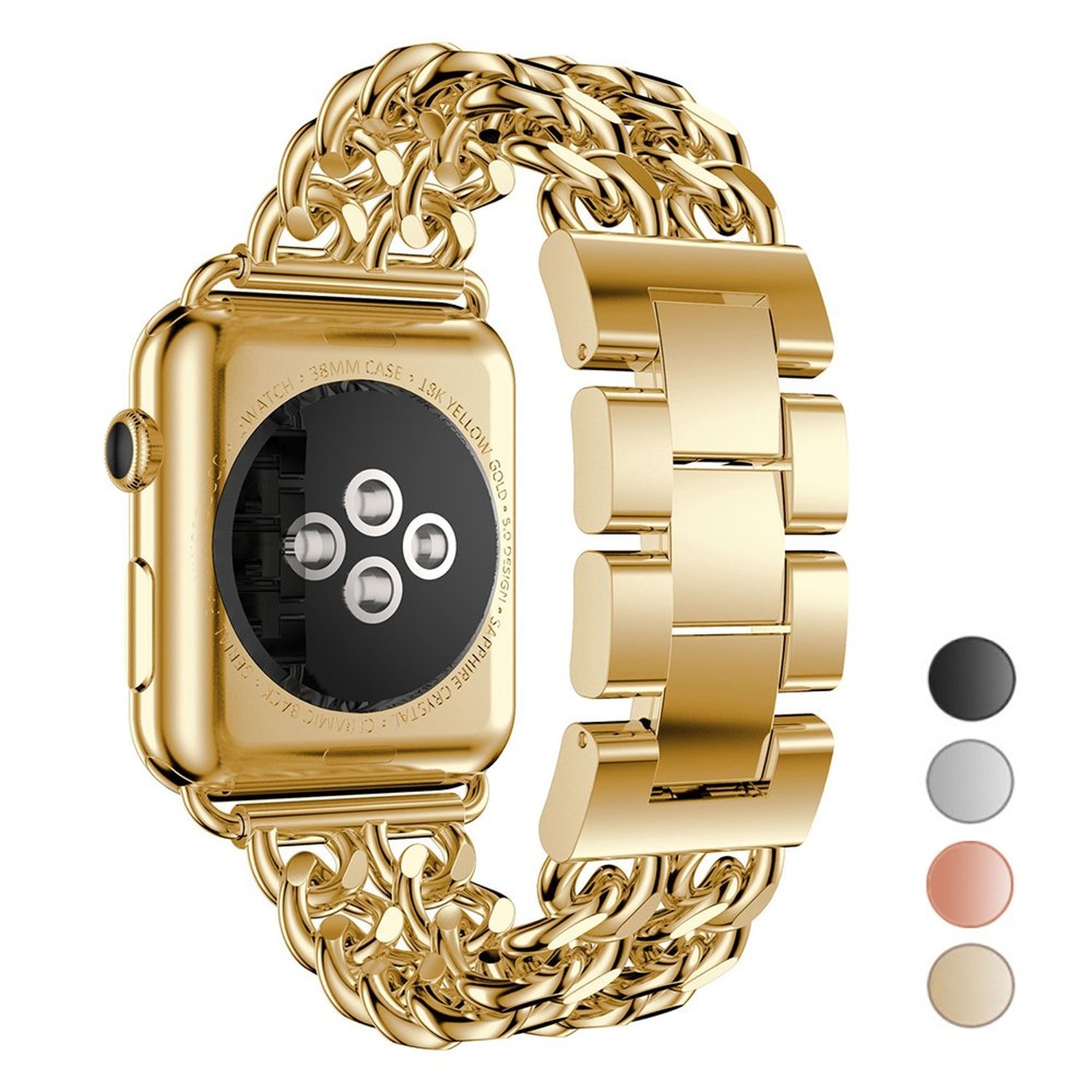 Compatible Apple Watch Band for Woman Man 45mm 49mm 42mm 44mm, Stainless Stee…