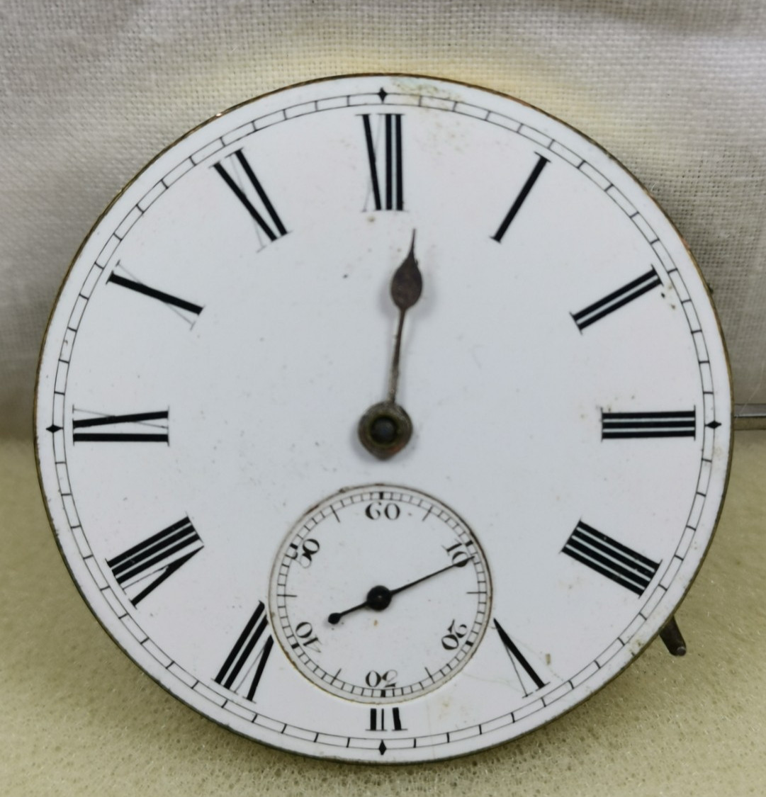 W. Ehrhardt Watch Company London Pocket Watch Movement 41.3 mm Parts/ Repair!