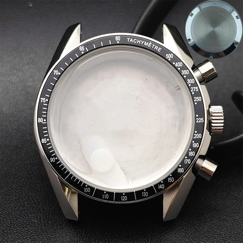 39.7Mm Men’S Watches Metal Case FIT VK63 Movement Watch Case Accessories Sapphir