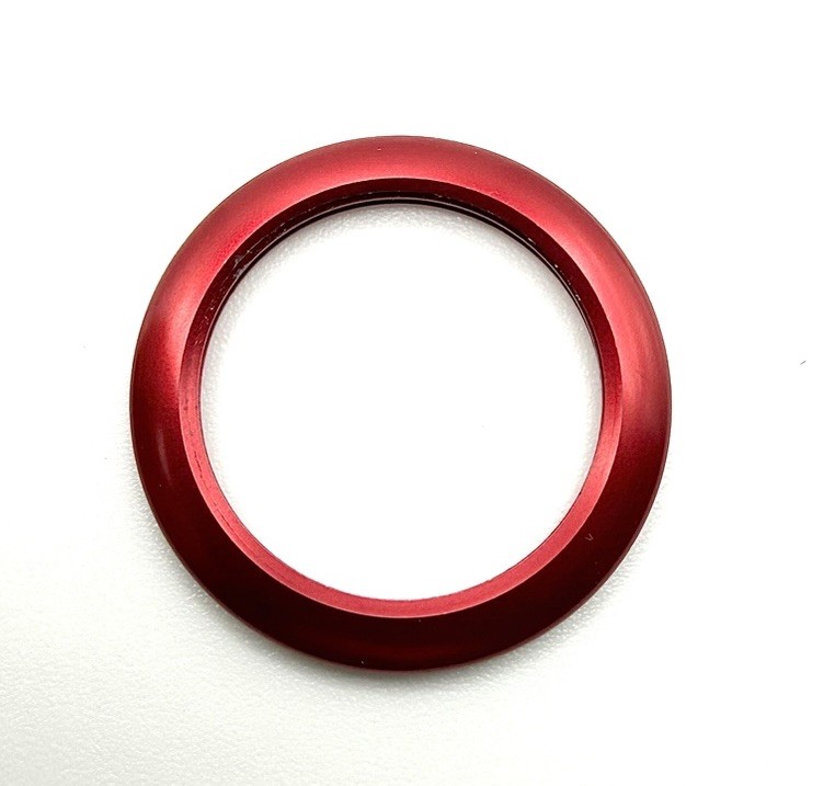 NOS Genuine Gucci 1100L, 1200L Red Color Interchangeable Metal Bezel Part