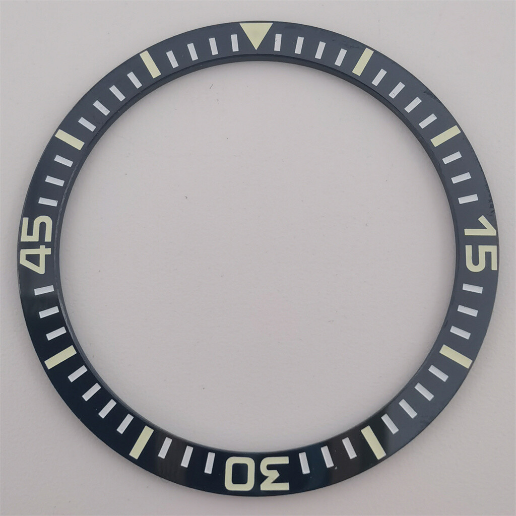 38mm Green Luminous Ceramic bezel Insert For 40mm Watch Case Repair Parts