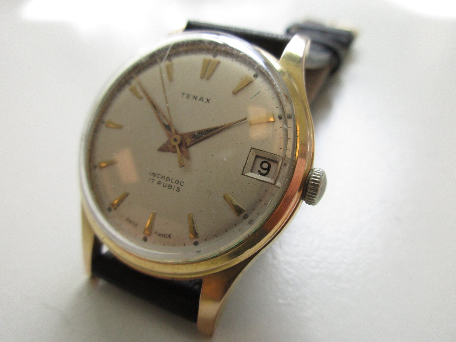 Tenax Swiss vintage 1960’s watch – FHF cal. 73-4 mm – running