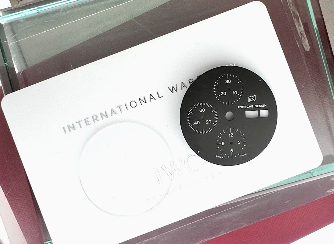 IWC/PORSCHE DESIGN BLACK DIAL AND A SAPPHIRE CRYSTAL PREOWNED NICE+ Swiss Made