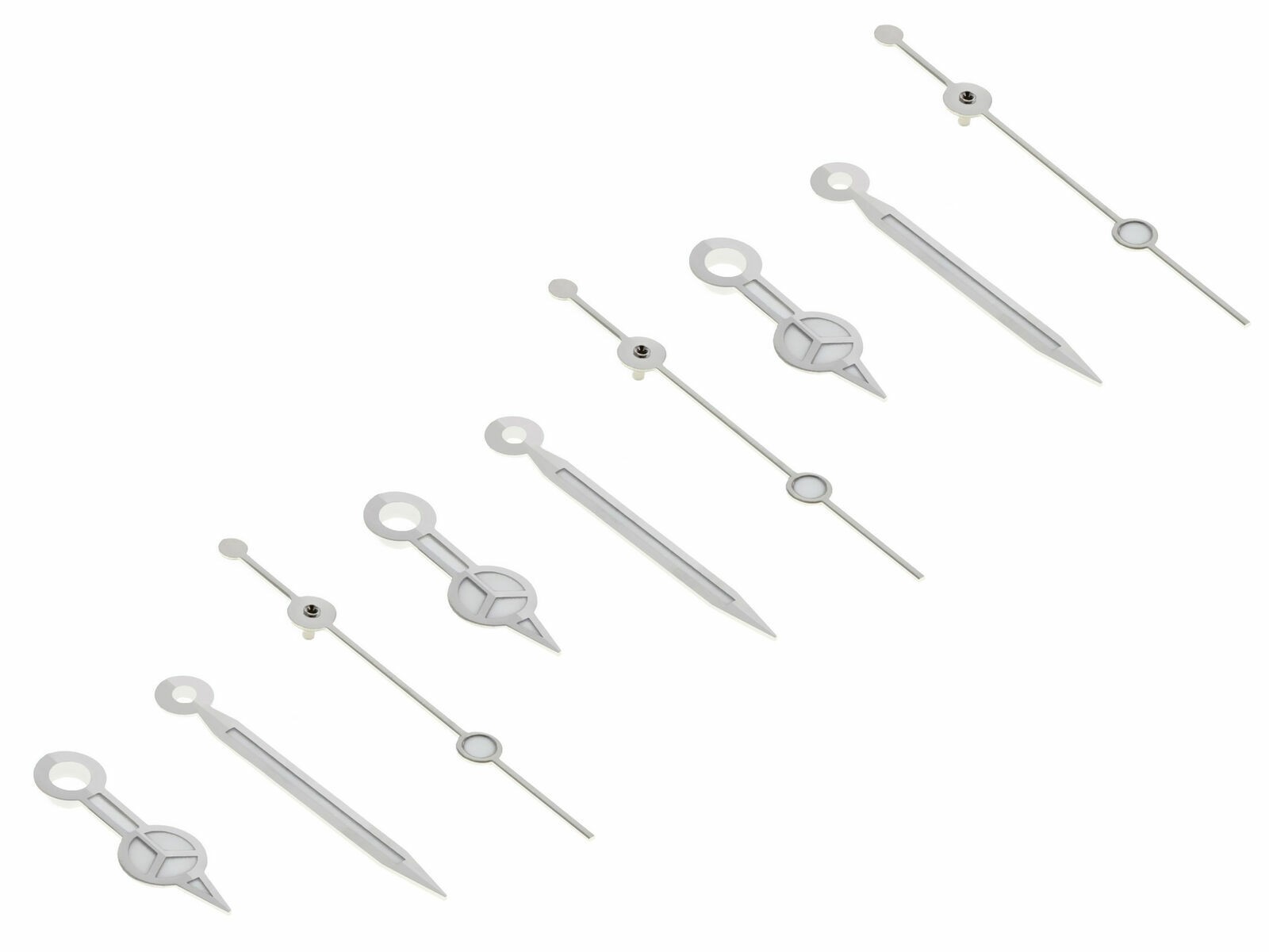 12 Set Silver Replacement Watch Hands For Rolex And For Tudor ETA 2824-2 2836-2