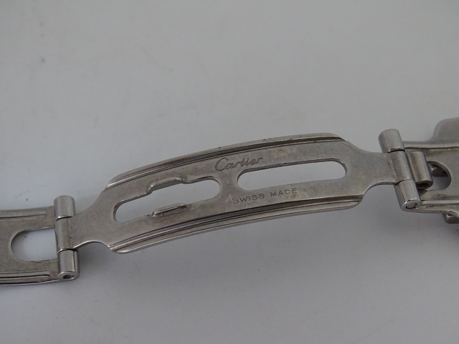 Cartier Panthere Folding Clasp Stainless Steel Original 16mm