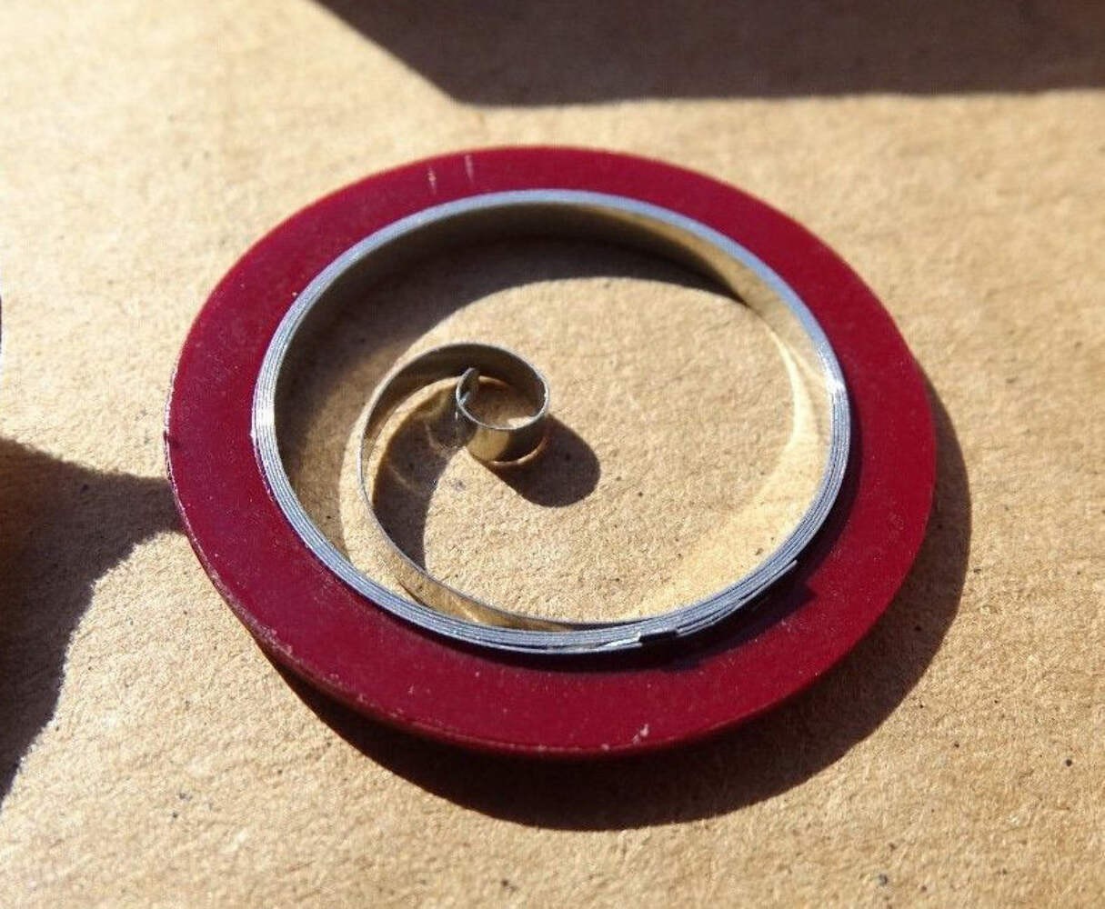 Elgin Factory issue DuraPower Mainspring for 8/0s A-11 Military Hack No. 6002 –