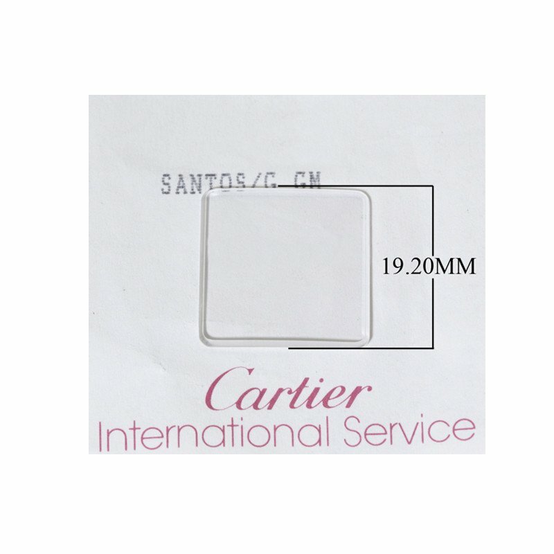 Cartier watch parts – Mens Santos Galbee – Dome Crystal
