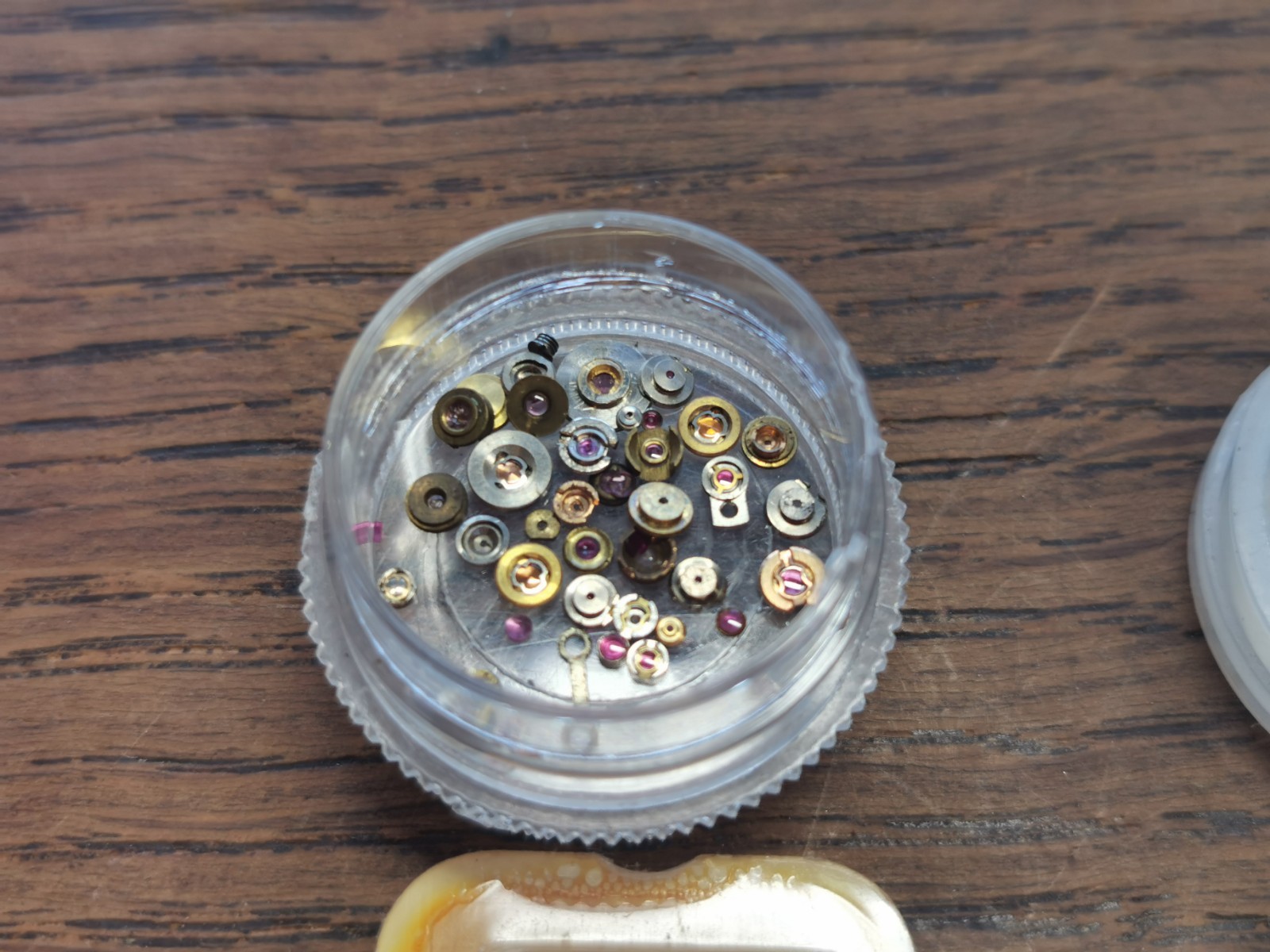 Watch Parts, Cap Jewels, Shock Springs, Chatons, Mostly NOS, Watchmaker #R656