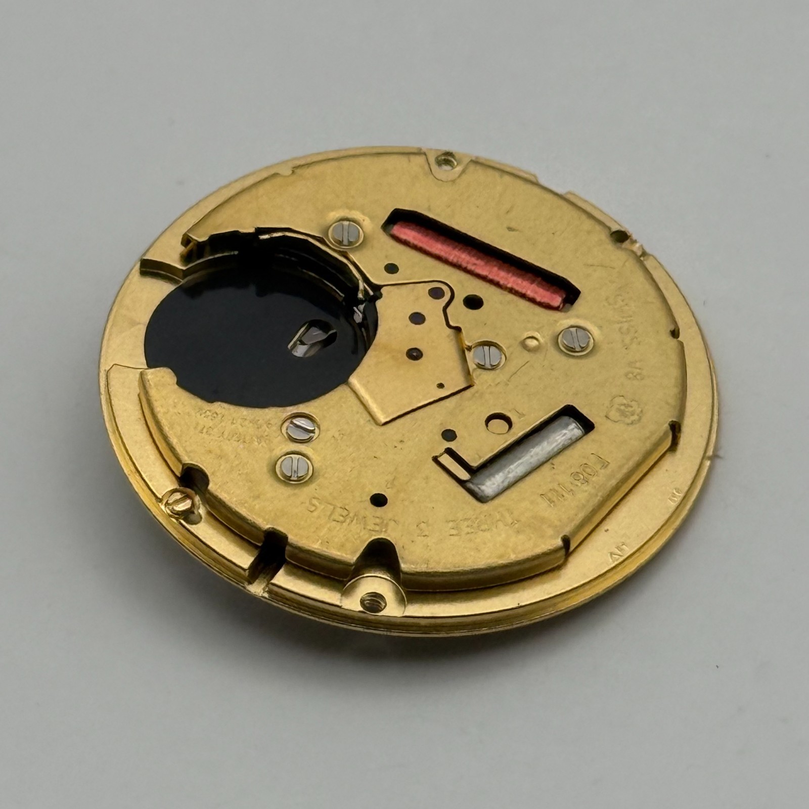 ETA F06.111 Watch Movement Quartz Three Jewels Swiss Parts Repair Spares 26.2mm