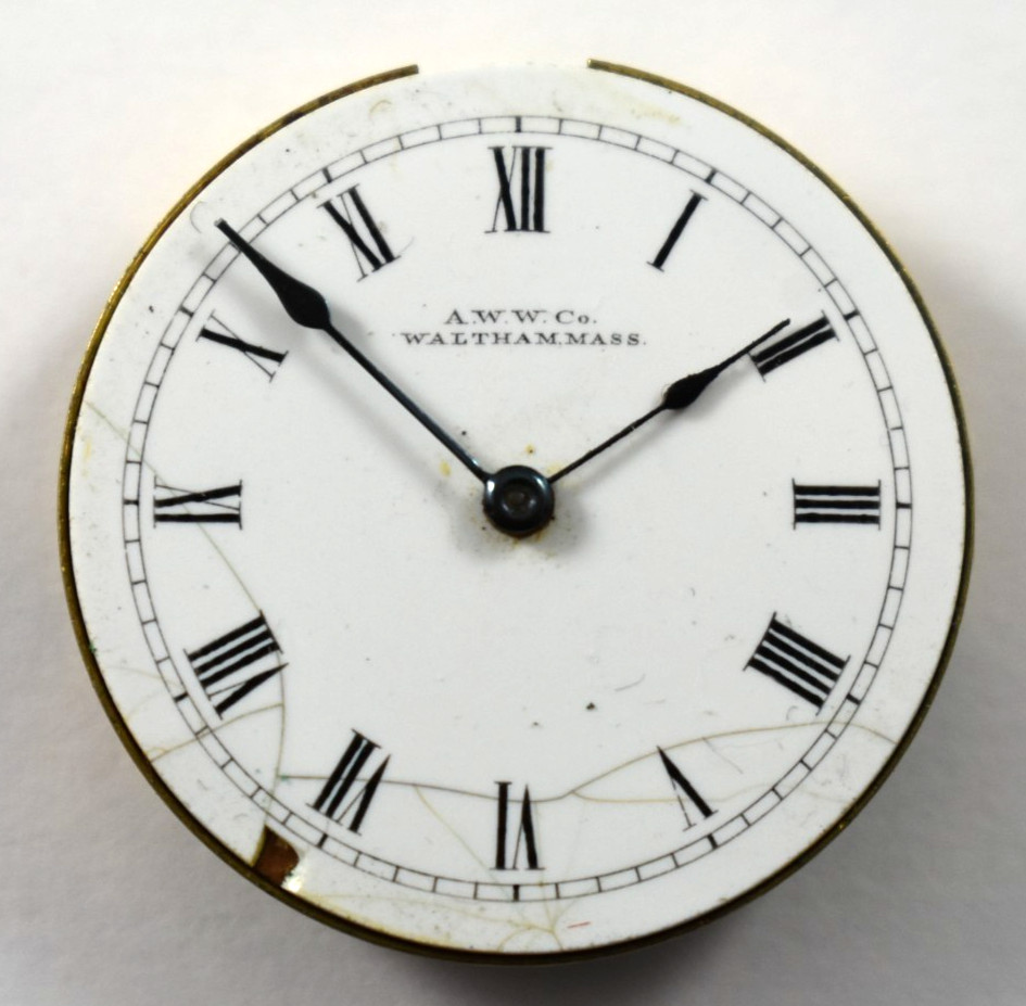 Vintage Waltham Am. Watch Co 0s 7J OF Pocket Watch Movement lot.wb