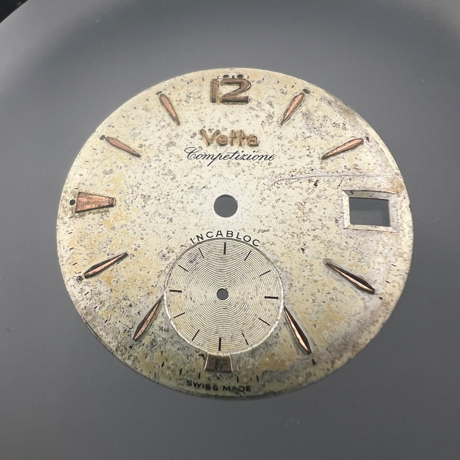 Vetta Competition Swiss Made Watch Dial 30.3mm No Hour Markers