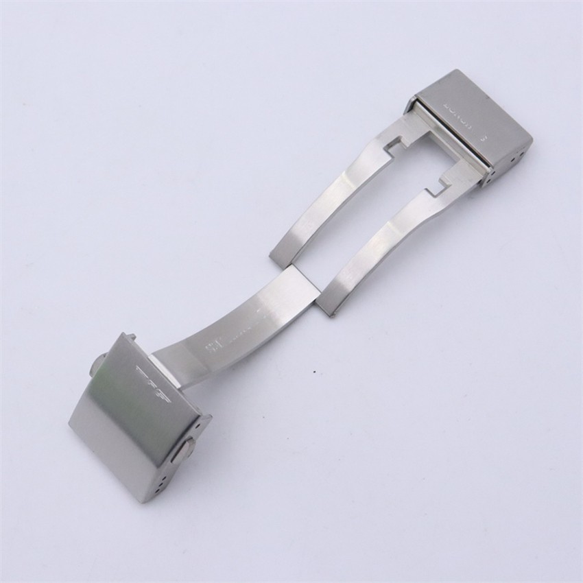 19MM Stainless Steel Folding Buckle For Silicone Watch Strap Rubber Watch Band