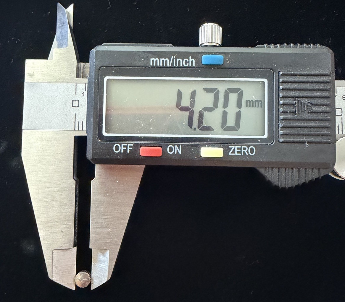 Vintage Longines Silver Tone Watch Crown Replacement 4.2mm