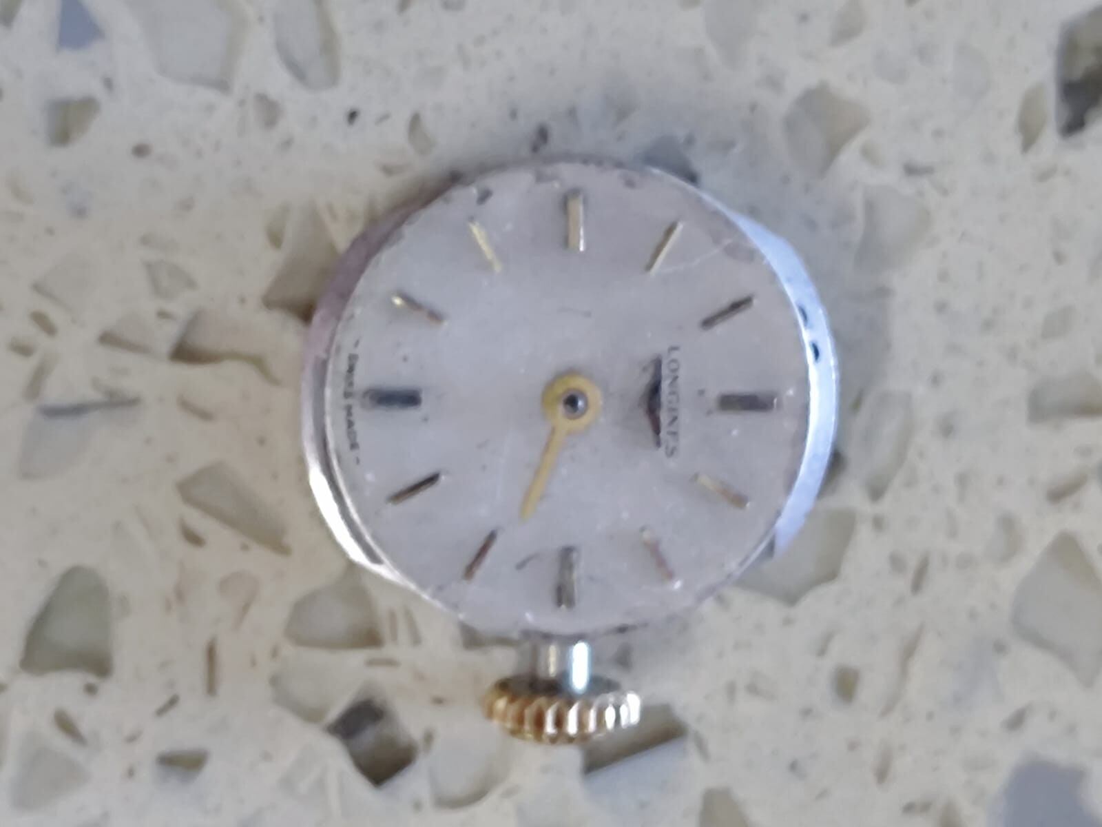 Vintage Longines 14.16 Movement, With Dial & Crown Working Used