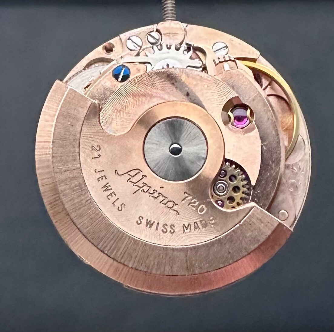 GENUINE ETA 2551 AUTOMATIC MOVEMENT NOS ALPINA 720 WHITE DATE DISC – FROM STOCK