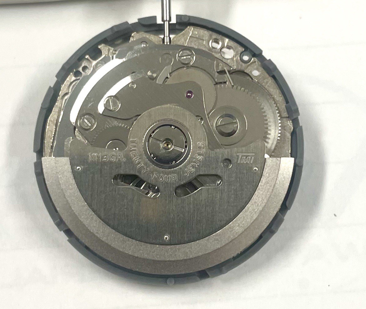 NH34 NH34A GMT Automatic Movement New For SKX mods 4 Hands