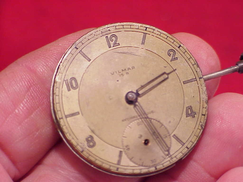 VILMAR VINTAGE 36MM 16 LIGNE A SCHILD 1067 WRISTWATCH MOVEMENT PARTS 4 REPAIRS