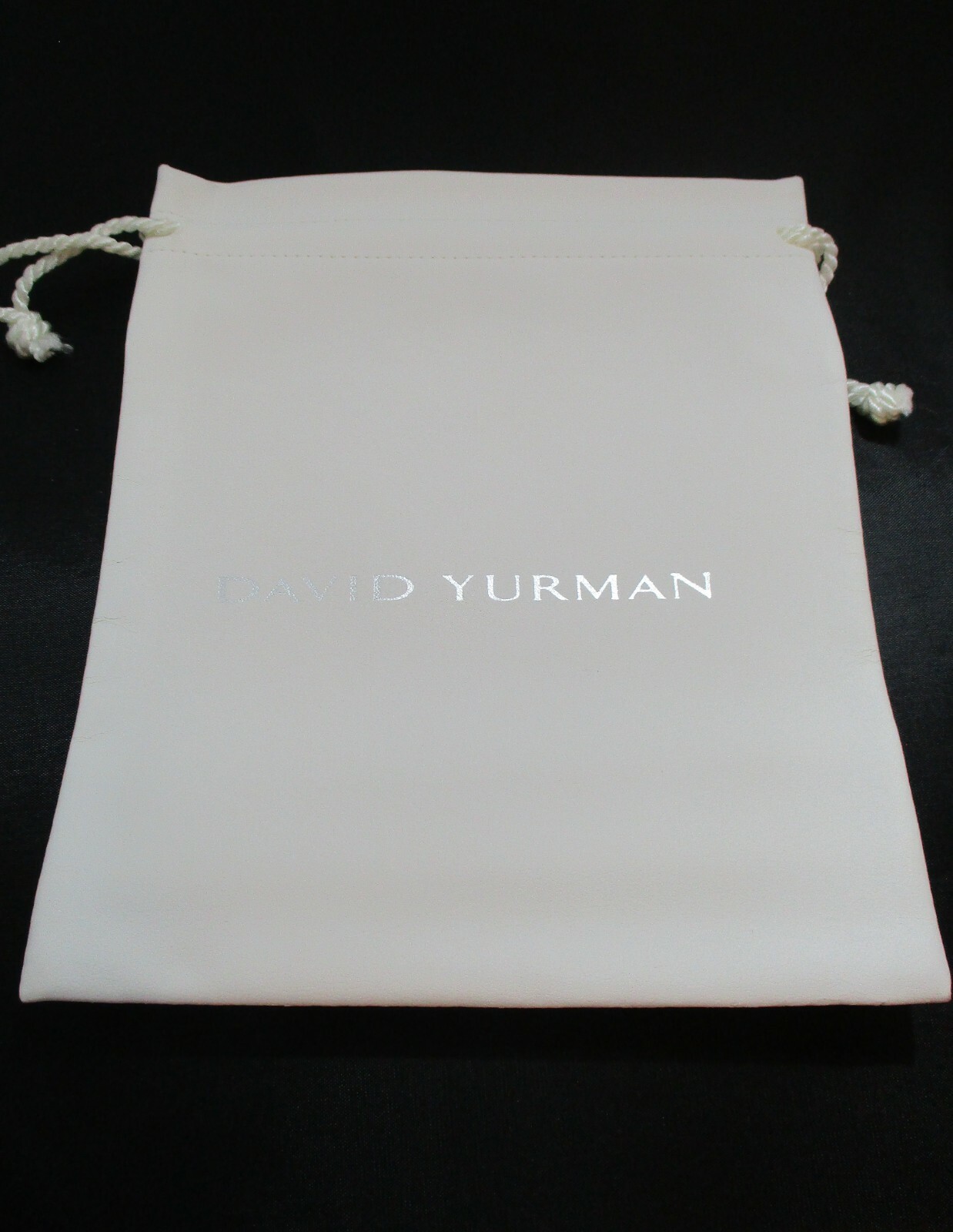 DAVID YURMAN Large Drawstring Pouch Bag 7¾” x 6¼” inches New-Old-Stock Item#737